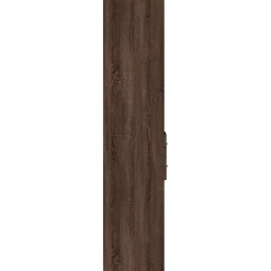 Buffet haut chêne marron 30x42,5x185 cm bois d'ingénierie vidaXL