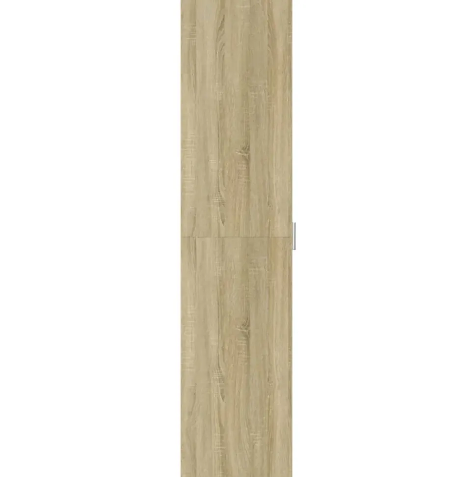 Buffet haut chêne sonoma 40x42,5x185 cm bois d'ingénierie vidaXL