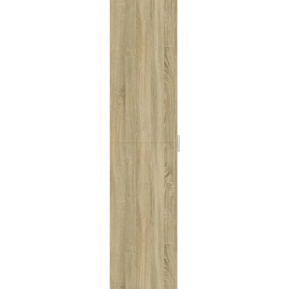 Buffet haut chêne sonoma 30x42,5x185 cm bois d'ingénierie vidaXL