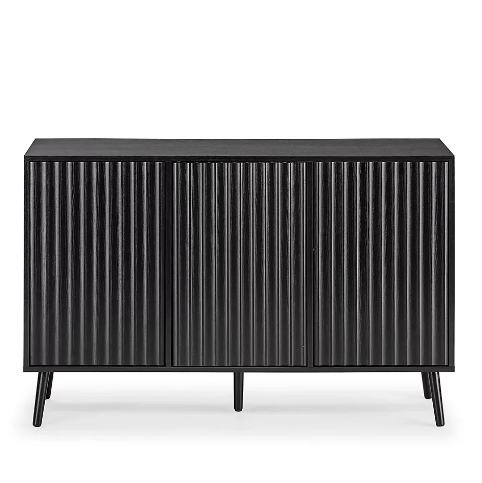 Buffet Lluvia 3 portes couleur noir