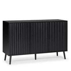 Buffet Lluvia 3 portes couleur noir
