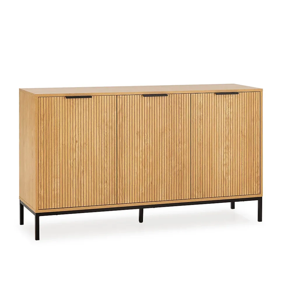 Buffet Monica 3 portes couleur bois