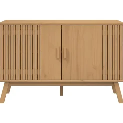 Buffet OLDEN marron 114x43x73,5 cm bois massif de pin vidaXL