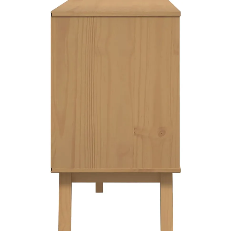 Buffet OLDEN marron 114x43x73,5 cm bois massif de pin vidaXL