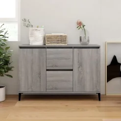 Buffet Sonoma Gris 104X35X70 Cm Bois D'ingénierie