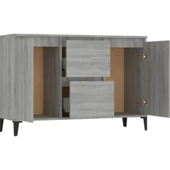 Buffet Sonoma Gris 104X35X70 Cm Bois D'ingénierie