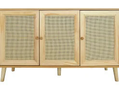 Buffet style cannage "Neuille" 120 x 40 x 71.5 cm Beige