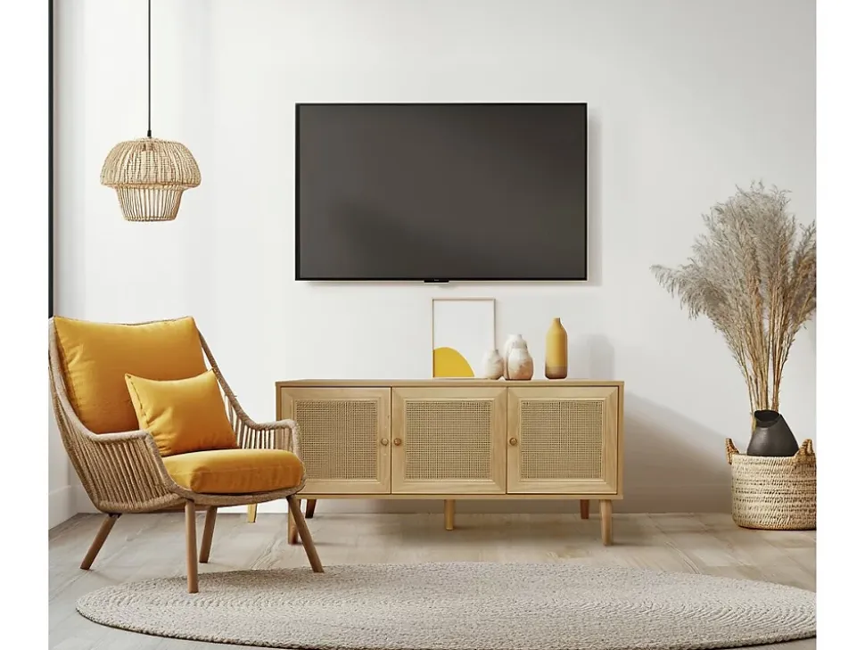 Buffet style cannage "Neuille" 120 x 40 x 71.5 cm Beige