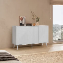 Buffet Telmo 3 portes couleur Blanc