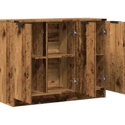 Buffet vieux bois 90,5x30x70 cm bois d'ingénierie vidaXL