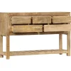 Buffet 120x30x75 cm bois de manguier massif vidaXL