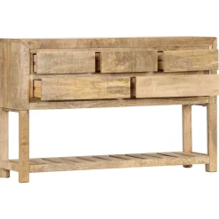 Buffet 120x30x75 cm bois de manguier massif vidaXL