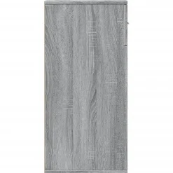 Buffets 2 pcs sonoma gris 79x38x80 cm bois d'ingénierie vidaXL