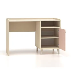 Bureau 1 porte Alycia Beige et Rose