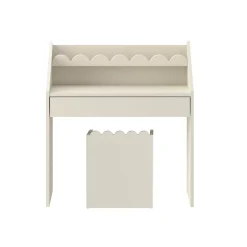 Bureau 1 tiroir avec chaise Bellamy Book Nook Beige