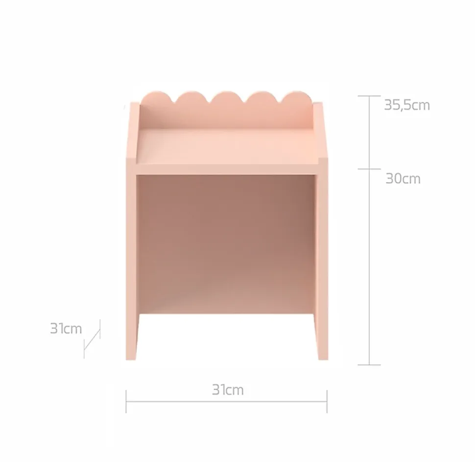 Bureau 1 tiroir avec chaise Bellamy Book Nook Rose