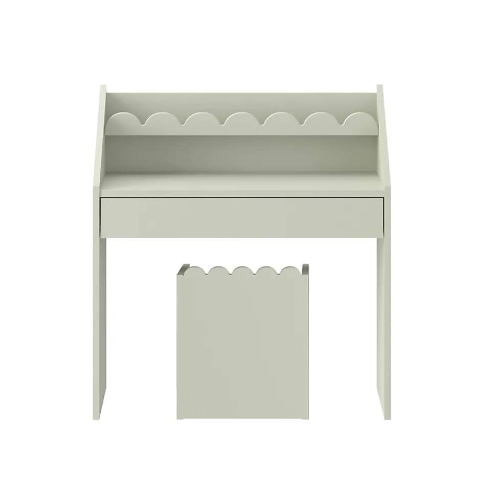 Bureau 1 tiroir avec chaise Bellamy Book Nook Vert