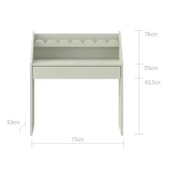 Bureau 1 tiroir avec chaise Bellamy Book Nook Vert
