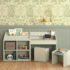Bureau 1 tiroir avec chaise Bellamy Book Nook Vert