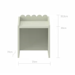 Bureau 1 tiroir avec chaise Bellamy Book Nook Vert