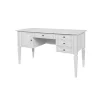 Bureau 4 tiroirs 1 porte Bellamy Ines - Blanc