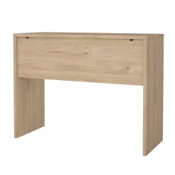 Bureau Acero, Pupitre polyvalent, Table de bureau pour PC, Plan de travail, 100x40 h77 cm, Chêne clair