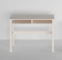 Bureau avec 2 niches blanc l. 100 cm
