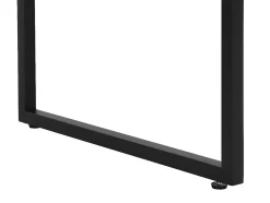 Bureau avec 3 tiroirs - MDF et métal - Beige et noir - TIMFIA