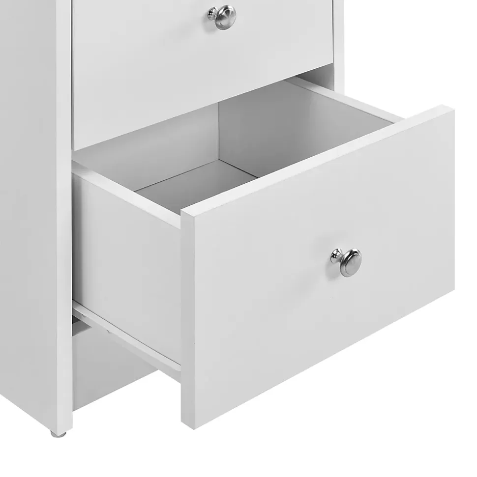 Bureau avec 3 tiroirs Lemberg 120 x 49 x 72 cm blanc en.casa