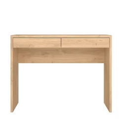 Bureau avec tiroirs effet chêne l. 100,1 cm