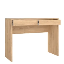 Bureau avec tiroirs effet chêne l. 100,1 cm