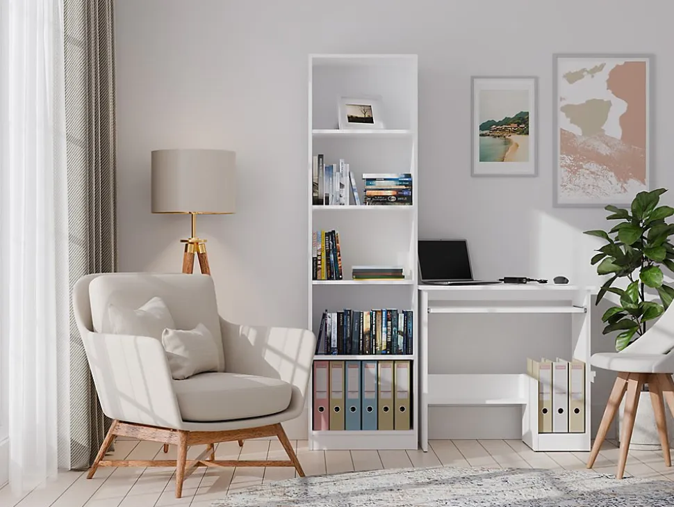 Bureau, blanc, 80 x 75 x 40 cm
