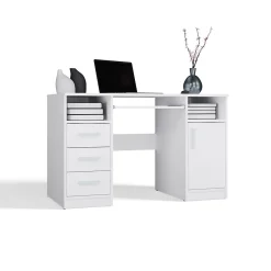 Bureau, blanc, 120 x 75 x 60 cm