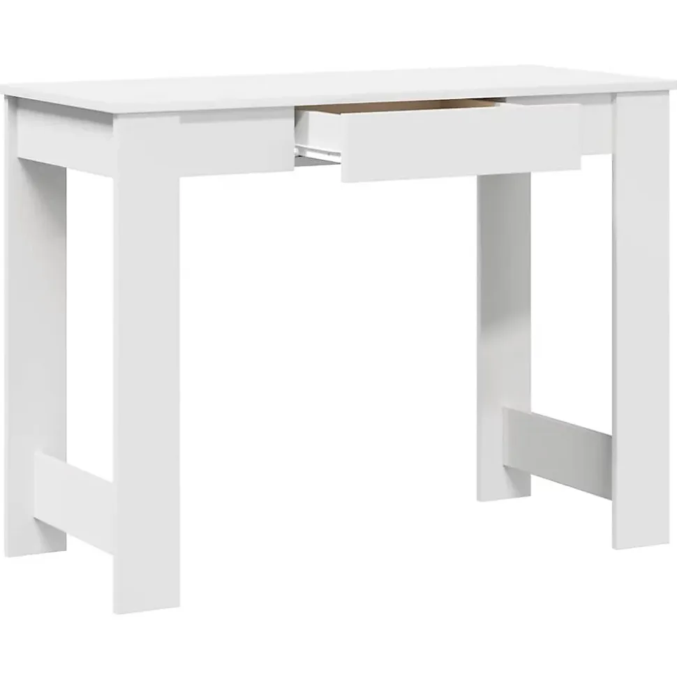 Bureau blanc 100x45x75 cm bois d'ingénierie vidaXL