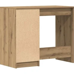 Bureau chêne artisanal 90x45x76 cm bois d'ingénierie vidaXL