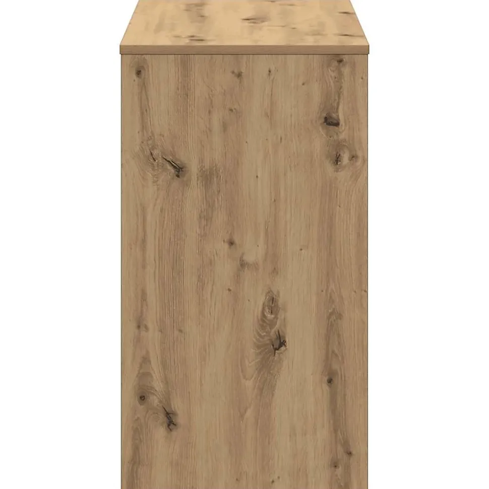 Bureau chêne artisanal 90x40x72 cm bois d'ingénierie vidaXL