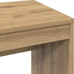 Bureau chêne artisanal 90x40x72 cm bois d'ingénierie vidaXL