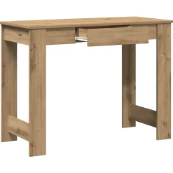 Bureau chêne artisanal 100x45x75 cm bois d'ingénierie vidaXL