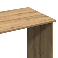 Bureau chêne artisanal 80x40x75 cm bois d'ingénierie vidaXL
