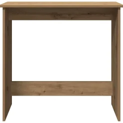 Bureau chêne artisanal 80x40x75 cm bois d'ingénierie vidaXL