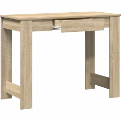 Bureau chêne sonoma 100x45x75 cm bois d'ingénierie vidaXL