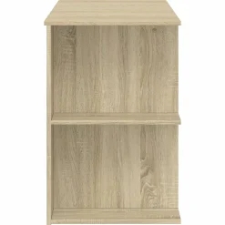 Bureau chêne sonoma 140x50x75 cm bois d'ingénierie vidaXL