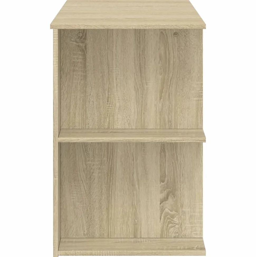 Bureau chêne sonoma 140x50x75 cm bois d'ingénierie vidaXL