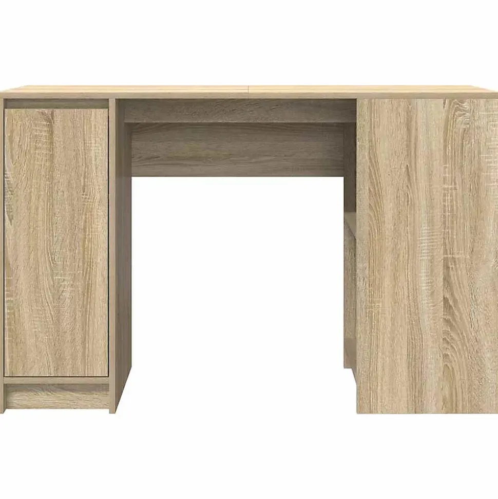 Bureau chêne sonoma 120x42x76 cm bois d'ingénierie vidaXL