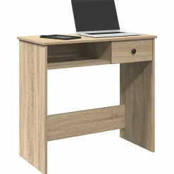 Bureau Chêne Sonoma 80x40x75 cm Aggloméré vidaXL