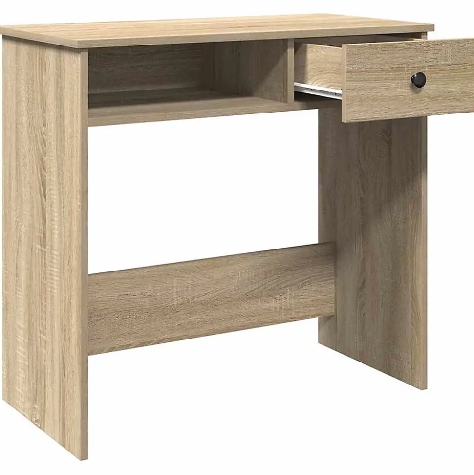 Bureau Chêne Sonoma 80x40x75 cm Aggloméré vidaXL