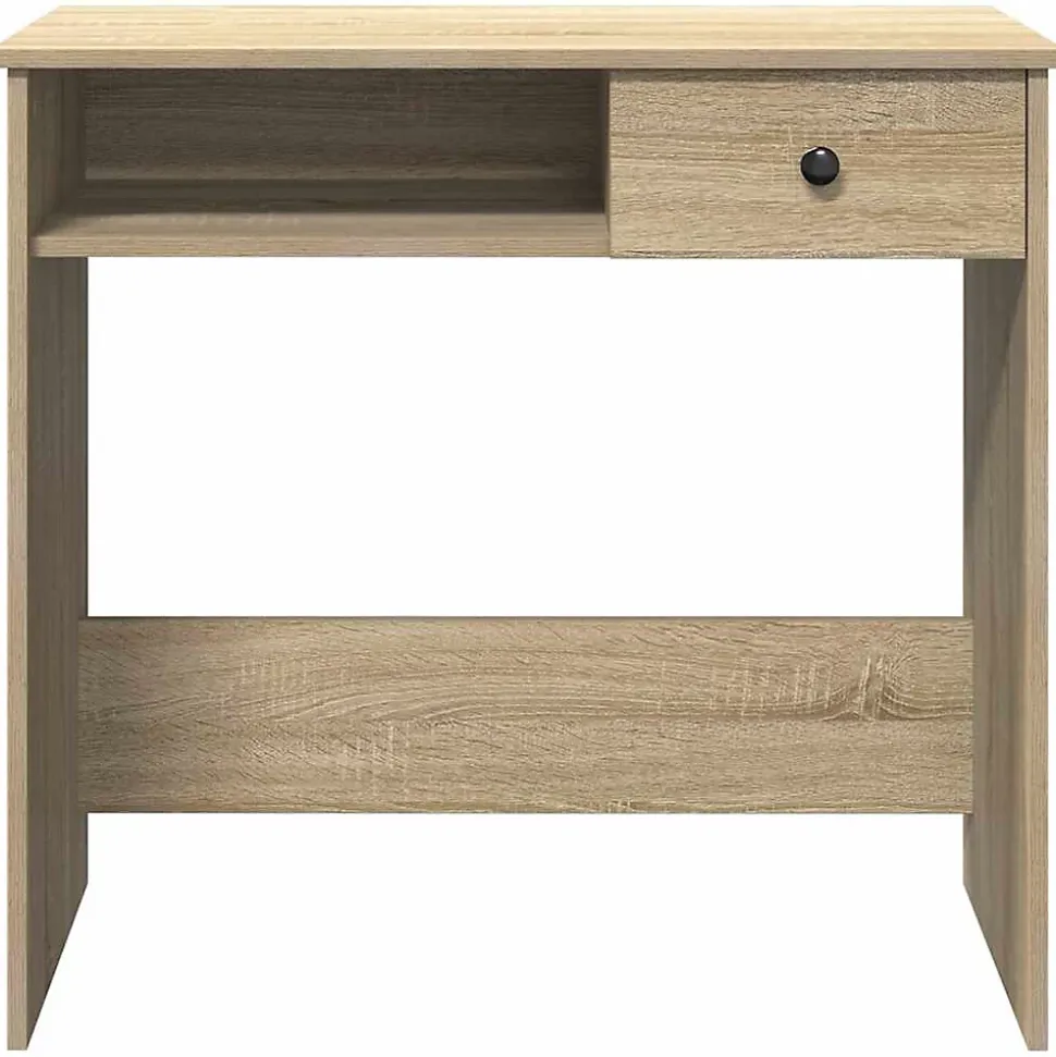 Bureau Chêne Sonoma 80x40x75 cm Aggloméré vidaXL