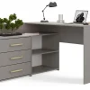 Bureau d'angle : 120 x 76 x 50 cm, Ton