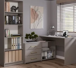 Bureau d'angle : 120 x 76 x 50 cm, Ton