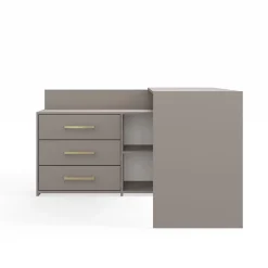 Bureau d'angle : 120 x 76 x 50 cm, Ton